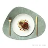 Manteles Individuales de Cuero Transfronterizos, Platos de Cena Estilo Oeste, Platos para Filete de Hotel, Platos de Decoración para Bodas Festivas, Platos en Relieve, Fuente de Suministro Ins
