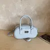 Bolso Pequeño Estilo Bolos Transfronterizo para Mujer 2026 Nuevo Versátil Texturizado Bolso Almohada para Hombro Bolso Cruzado Boston