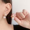 Pendientes Franceses de Super Hada Pétalo Dulce con Borla de Letra Verano Tendencia Caliente Pendientes de Borla con Letra de Diamante Venta al por Mayor