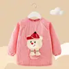 Babero impermeable de manga larga para niños para otoño e invierno, babero anti-suciedad para alimentación de bebé niño, babero de pana