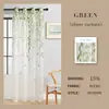 Tela de Cortina Terminada Transfronteriza Cortinas de Amazon Bordado de Hojas para Dormitorio Cortinas Transparentes Fabricante Cortinas de Shaoxing Keqiao