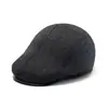 Nuevo modelo de invierno de gorra tipo pico para hombres de mediana edad y mayores, adecuado para papás y abuelos, engrosado para abrigar y proteger los oídos, ideal para viajes al aire libre