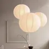 Lámpara de Farolillo de Papel Nórdico Lámpara de Dormitorio Comedor Colgante Estilo Wabi-Sabi Esférico Pantalla de Lámpara de Araña Decorativa Lámpara de Pie Pantalla de Lámpara de Araña