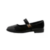 Su Li Girl ~ Zapatos Mary Jane Redondos con Correa y Tacón Grueso para Mujer Huizhou