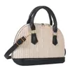 Bolsas para Mulheres 2023 Primavera Nova Moda Estilo Coreano Bolsa de Mão Tecida Formato de Concha Bolsa de Ombro Transversal Simples Casual para Mulheres