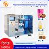 Máquina Embaladora Automática Pequena para Pós, Grânulos e Alimentos Líquidos, com Capacidades de Pesagem e Embalagem