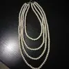 Joyería Transfronteriza Europea y Americana, Collares de Cuentas Envueltas de Personas Tendencia, Collares Creativos de Perlas Tejidas Multicapa para Mujeres al por Mayor