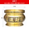 Quemador de Incienso para Uso en Interiores del Hogar, Ofreciendo Incienso a los Ancestros, Cuenco de Incienso para Ofrenda a Buda, Salón Lleno de Oro y Jade, Quemador de Cobre