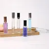 Venta al por mayor de fábrica traje de botella de perfume de vidrio 10 ml botella de submuestra de perfume botella secundaria botella vacía hexagonal Presionar