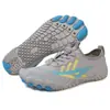 Novos sapatos de vadeio para atividades ao ar livre, masculinos e femininos, antiderrapantes, sola macia, respiráveis, sapatos de praia, sapatos de trilha, sapatos de cinco dedos, sapatos de natação, sapatos aquáticos