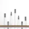 Botellas de spray de vidrio al por mayor, botellas de perfume con tapa de rosca, botellas vacías, botellas transparentes de muestra cosmética y botellas de vidrio tipo prensa
