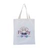 Bolsa de lona con cremallera de fábrica, bolsa de compras portátil de algodón con logotipo personalizado, bolsa de lona con impresión portátil
