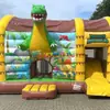 Castelo Inflável de Dinossauro para Crianças Festa de Aniversário em Família Trampolim Inflável Parque Inflável Pequeno para Crianças Castelo Inflável Pula-Pula