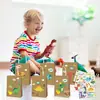 KZ030 Amazon Lindo Dinosaurio Dibujos Animados DIY Pegatina Fiesta Regalo Bolsa de Papel Kraft