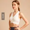 Nuevo sujetador deportivo para mujer con almohadillas en el pecho, bonito top de tirantes de yoga para la espalda, a prueba de impactos, adecuado para usar al aire libre, entrenamiento de Pilates, sujetador de fitness para verano