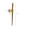 Portavelas de Pared Retro Americano Transfronterizo para Hogar Sala de Estar Taza de Vela de Pared Color Cobre Decoración Festiva Portavelas de Hierro