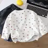Q029 Camiseta de Manga Larga de Otoño para Niños Estilo Nuevo 4 Ropa de Moda para Niños Moda Infantil Camiseta Base Cielo Estrellado