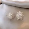 Brincos de Flor de Dente-de-Leão, Únicos e Bonitos, Novos Brincos Populares Estilo 2026, Acessórios de Orelha Elegantes e Luxuosos de Alta Qualidade