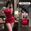 Camisola de encaje transparente para dormir, vestido ajustado sexy, estilo de deseo puro, lencería erótica, vestido corto estilo club nocturno para mujer