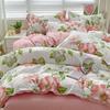 Sábanas de verano de cuatro piezas cepilladas y gruesas de categoría A para bebés y niños, funda de edredón de algodón lavado, juego de cama de tres piezas al por mayor