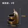 Dedal de Bronce Soporte para Dedos Herramienta para Coser a Mano Dedal Dedal Dedal Doméstico para Dedos Aro de Dedal Suelto Ajustable