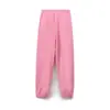 Conjunto de Pantalones Largos de Color Sólido para Mujer Estilo Europeo y Americano Primavera 2026 Dos Piezas Camiseta de Manga Corta Ajustada Cuello Redondo Canalé