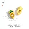 Oro Arena Vietnamita Cuentas DIY Zanahoria Sandía Piña Pequeño Accesorio para el Cabello Materiales Accesorios para Joyería Joyería DIY Fruta