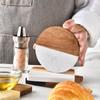 Posavasos de mármol con aislamiento térmico de estilo nórdico transfronterizo, creativo, redondo, con costuras cuadradas, para café, mantel individual de estilo occidental, tapete para té