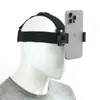 Soporte de teléfono para montar en la cabeza para videos en perspectiva de primera persona en TikTok, videos de unboxing y transmisiones en vivo con cámara