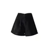 Pantalones de pana de cintura alta holgados de lana línea A de pierna ancha bootcut para exteriores shorts otoño/invierno pantalones casuales mujer