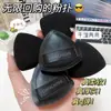 Esponja de Polvo de Piña Negra Liangnisi para Cushion, No Absorbe el Polvo, Uso Húmedo y Seco, No se Pega al Polvo, Esponja Huevo de Belleza Súper Suave y que se Adapta