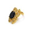 Nuevo Anillo de Acero de Titanio Hueco con Diamantes de Escorpión de Personalidad Creativa Retro Europeo y Americano Anillo de Acero de Titanio Punk de Moda para Hombre