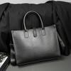 Venta al por mayor de bolsos para hombre, estilo vintage, de piel sintética Crazy Horse, tipo maletín, para viajes de ocio, tipo archivo, bolso de hombro tipo bandolera.