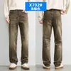 Novas calças casuais masculinas da moda para e-commerce transfronteiriço, estilo americano vintage outono e inverno, jeans versátil solto reto para homens