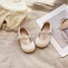 Sapatos para Meninas Primavera e Outono 2025 Novos Moda com Sola Macia Sapatilhas Infantis para Bebês Meninas Sapatos Pequenos de Couro de Princesa