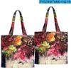 Bolsa Tote Tie-Dye Graffiti Pintura a Óleo Nova 2022 Bolsa de Mão 3D Tecido Oxford Tendência Bolsa Tote Feminina
