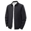 Chaqueta para hombre transfronteriza 2026 primavera y otoño cuello de solapa chaqueta de trabajo para hombres de mediana edad, abrigo de trabajo casual de negocios para el día a día