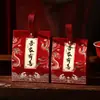 Caixa de Doces Chinesa de Mão para Casamento Sacola de Doces de Noivado Caixa de Presente de Casamento Caixa de Doces de Lembrancinha