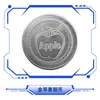 Acero Inoxidable Dorado Manzana Acero Monedas Monedas de Juego Personalización Circo Especial Monedas de Juego Personalización Diseño Gratis Logo