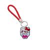 Llavero de cuerda trenzada creativo de la serie Hello Kitty de Amazon, colgante de coche creativo Dunhuang de cuero con dibujos animados