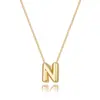 Collar de Burbujas con 26 Letras Transfronterizo Europeo y Americano Colgante de Mini Globo Cadena de Caja Cadena para Clavícula Collar Producto Nuevo Sencillo