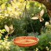 Novo produto transfronteiriço: comedouro de pássaros pendurado ao ar livre, comedouro de metal resistente à prova de esquilos, decoração de plástico para jardim e pátio