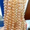 Material de cuentas para bricolaje, cuentas redondas de jade de imitación de cristal de 10 mm, cuentas de jade de imitación, cuentas sueltas, collar, cuentas decorativas