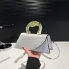 Bolsa de Mão Feminina Única Linda Bolsa de Ombro Outono 2024 Nova Bolsa Quadrada Pequena de Design Nicho Bolsa Transversal Estilo Ocidental