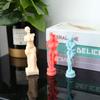 DIY Madre Tierra Gaia Zorro de Nueve Colas Decoración del Hogar Vela de Aromaterapia Molde de Silicona