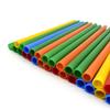 Fábrica Dedicada a Tubos de Película de Plástico PP de Colores, Pajitas de Plástico de Colores, Tubos DIY Hechos a Mano para Niños de Jardín de Niños