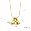 10 Piezas Mínimo 3% de descuento Transfronterizo Globo Burbuja Gordito Collar de 26 Letras Colgante Versátil Simple Accesorio