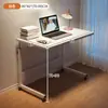 Mesa de Cabeceira Simples, Mesa Móvel, Uso Doméstico no Quarto, Mesa para Laptop de Estudante, Mesa de Estudo Dobrável com Altura Ajustável