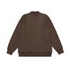Yidao Vintage 2025 Otoño Nuevo Estilo Falso Dos Piezas Peso Pesado Cuello en V Holgado Retro Japonés Capa Base Sudadera de Manga Larga