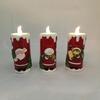 FONTE fabricante vermelho marido de Natal e boneco de neve com luz LED artesanato decoração presentes criativos decoração para casa